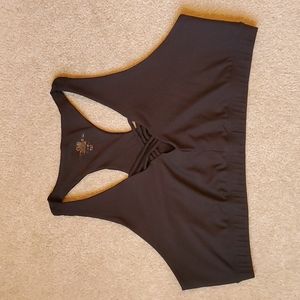 Maurices black bralette sports bra size 2X